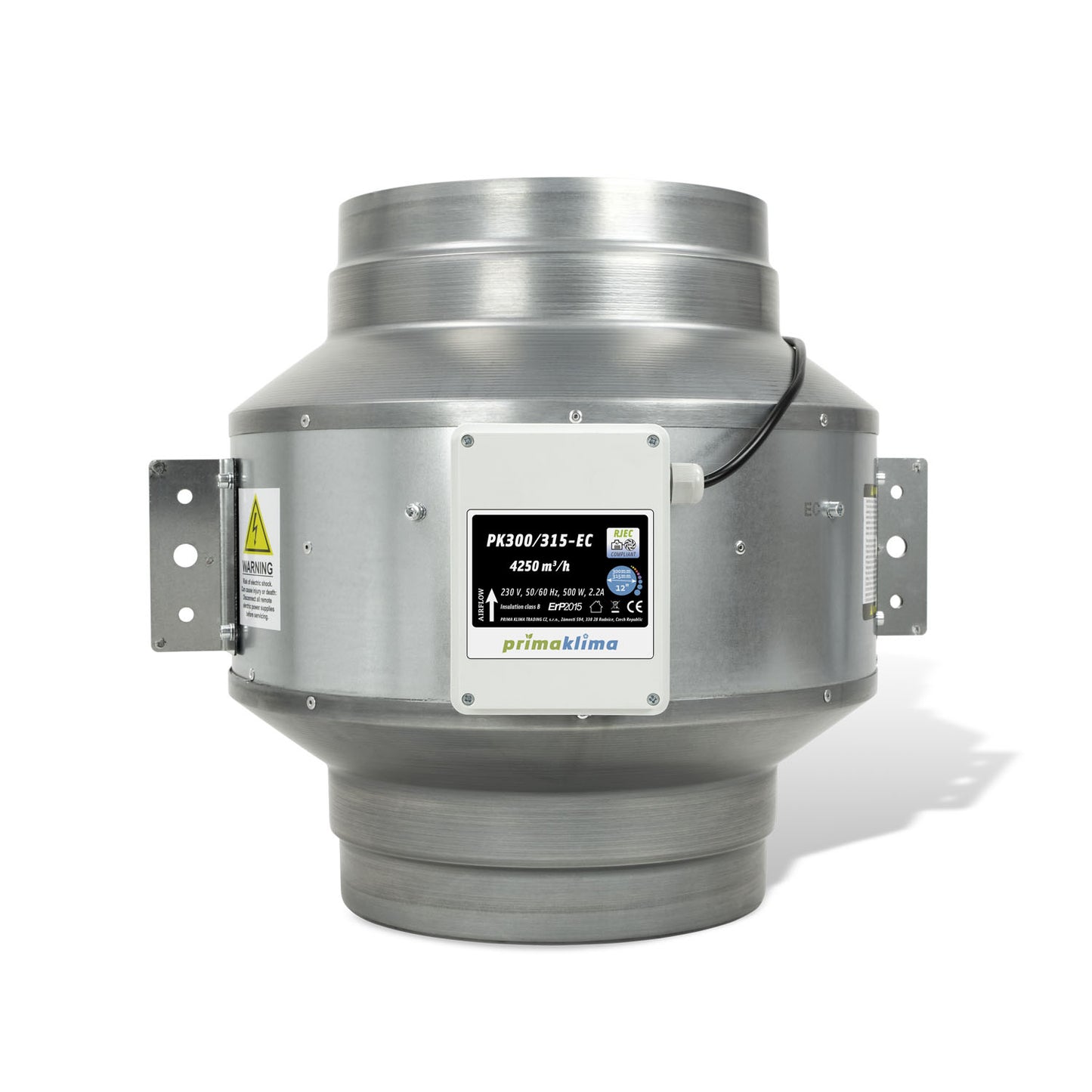 Prima Klima PK300/315-EC 4250m³/h, Ø315mm