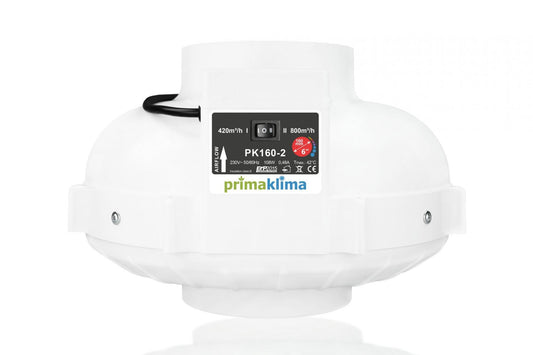 Prima Klima PK160-2 800(420)m³/h, Ø160mm