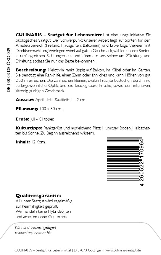 Mexikanische Minigurke