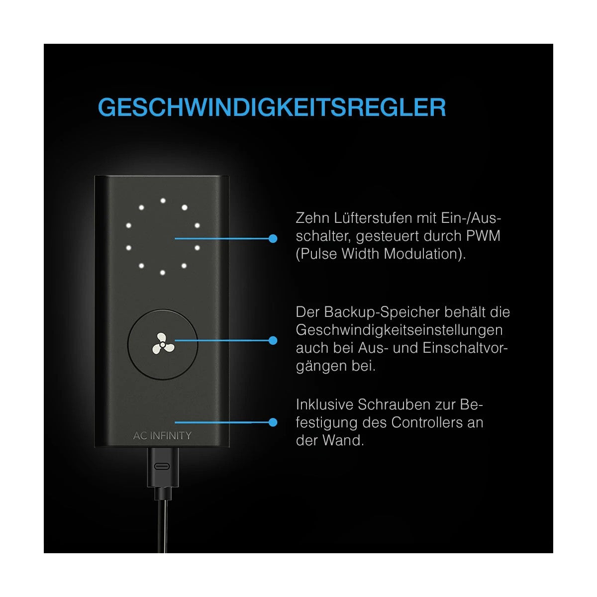 AC Infinity CLOUDLINE Pro S12 300 mm