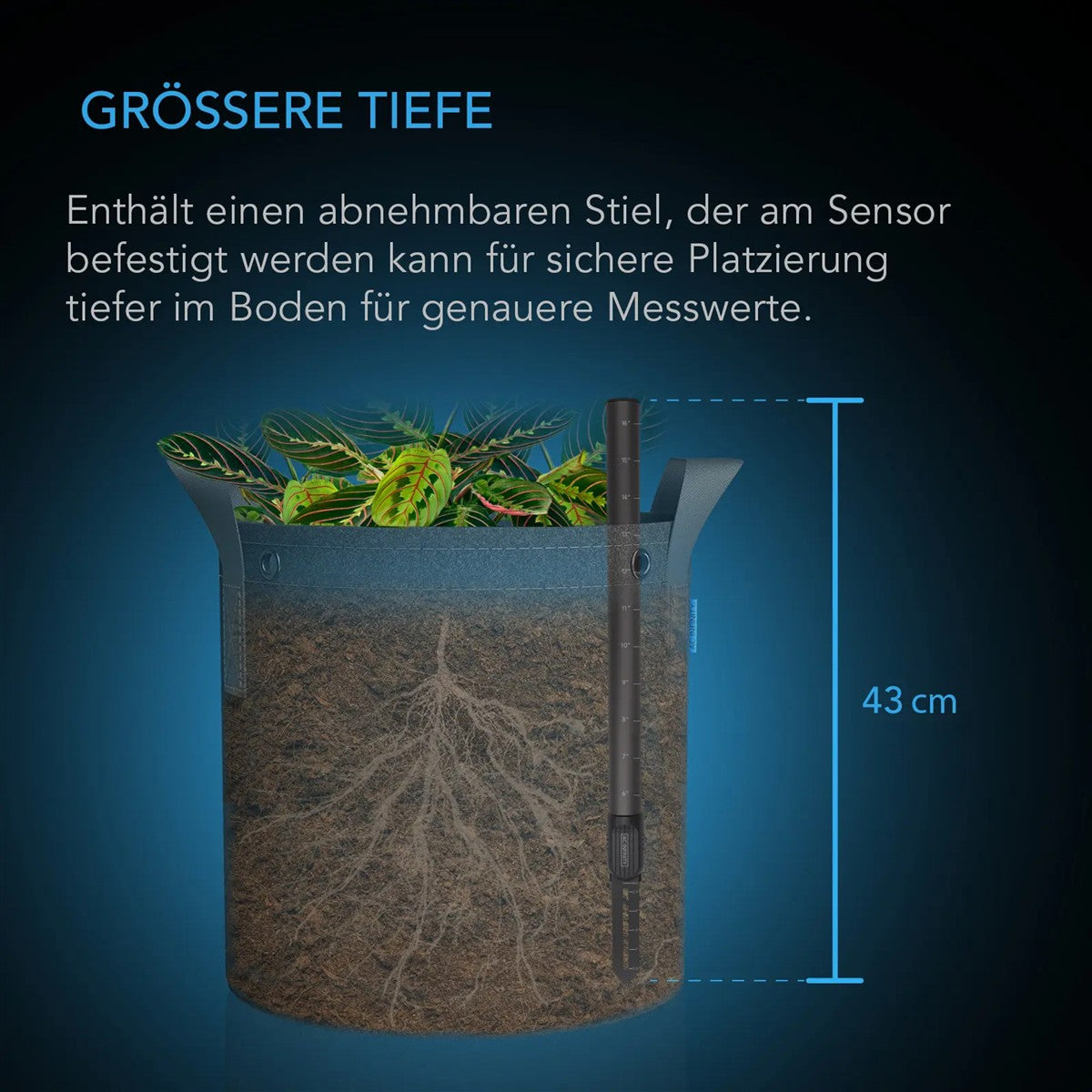 AC Infinity Bodenfeuchtesensor für AI+